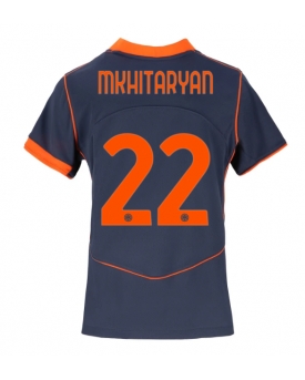 Inter Milan Henrikh Mkhitaryan #22 Maglia Gara Terza Repliche 2025-26 Donna Maniche Corte